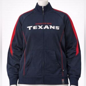 Houston Texans Navy and Red Lightweight Jacket